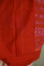 Load image into Gallery viewer, Isha - Orange Sambalpuri Cotton Saree
