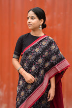Load image into Gallery viewer, Mercerized Cotton Sambalpuri Saree with Gulab Motif – Pasapali