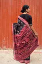 Load image into Gallery viewer, Mercerized Cotton Sambalpuri Saree with Gulab Motif – Pasapali