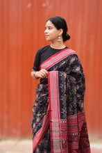Load image into Gallery viewer, Mercerized Cotton Sambalpuri Saree with Gulab Motif – Pasapali