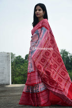 Load image into Gallery viewer, Konark Chakra Sambalpuri Cotton Saree | Urmiweaves - Pasapali