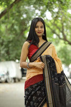 Load image into Gallery viewer, Triveni - Phula Butta & Striped Pallu