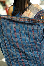 Load image into Gallery viewer, Tarangini - Cotton Sambalpuri Saree with Jhuti Motifs & Ikat Border – Pasapali