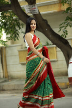 Load image into Gallery viewer, Haripriya - Sambalpuri Saree with Mini Phool Buti & Petal Motif