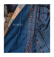 Load image into Gallery viewer, Tarangini - Cotton Sambalpuri Saree with Jhuti Motifs & Ikat Border – Pasapali