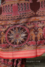Load image into Gallery viewer, SuryaKrit - Sambalpuri Saree with Konark Chakra & Temple Motifs