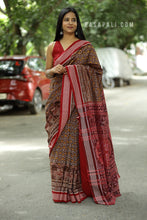 Load image into Gallery viewer, Ashwaroha - Sambalpuri Saree with Ashwa Bandha Motif