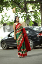 Load image into Gallery viewer, Haripriya - Sambalpuri Saree with Mini Phool Buti & Petal Motif