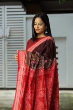 Load image into Gallery viewer, SuryaKrit - Sambalpuri Saree with Konark Chakra & Temple Motifs