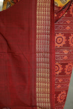 Load image into Gallery viewer, Vruksha Pravah - Mercerized Cotton Sambalpuri Saree with Vriksha (Tree of Life) Ikat Motif