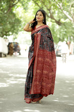 Load image into Gallery viewer, Shyama-Simha - Kalpavriksha & Simha Motifs