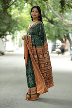 Load image into Gallery viewer, Vardhini - Sambalpuri Saree with Lakshmi Paduka, Phula Jala & Gaja Motifs
