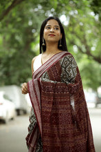 Load image into Gallery viewer, Grey Sambalpuri Cotton Saree | Mini Pasapalli Ikat – Pasapali
