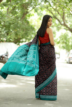 Load image into Gallery viewer, Nisha-Chitra - Geometric Ikat motif