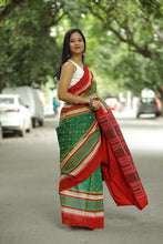 Load image into Gallery viewer, Haripriya - Sambalpuri Saree with Mini Phool Buti & Petal Motif