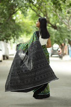 Load image into Gallery viewer, Banaja Rekha – The Dark Green Leaf Saree