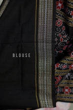 Load image into Gallery viewer, Baang - Mercerized Cotton Sambalpuri Saree with Baang Bird Motif & Rudraksha Border