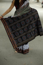 Load image into Gallery viewer, Mercerized Cotton Sambalpuri Saree | Tribal Peacock Ikat – Pasapali