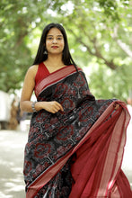 Load image into Gallery viewer, Shyama-Simha - Kalpavriksha & Simha Motifs