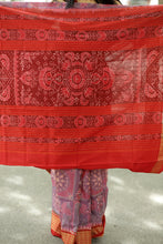 Load image into Gallery viewer, PadmaSūrya - Sambalpuri Saree with Konark Chakra & Temple Motifs