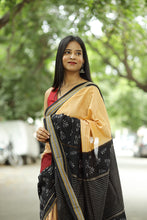Load image into Gallery viewer, Triveni - Phula Butta & Striped Pallu