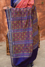 Load image into Gallery viewer, Warp and weft Bandha texture on Sharmila GI certified Sambalpuri cotton saree, mercerized cotton, Pasapali