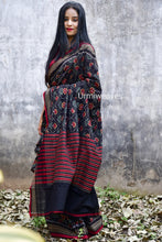 Load image into Gallery viewer, Elegant Laal Mandaar Sambalpuri Cotton Saree showcasing traditional Indian craftsmanship and vibrant colors