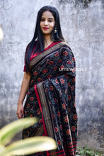 Load image into Gallery viewer, Elegant Laal Mandaar Sambalpuri Cotton Saree showcasing traditional Indian craftsmanship and vibrant colors