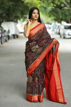 Load image into Gallery viewer, Mridani - Konark Motif Sambalpuri Saree
