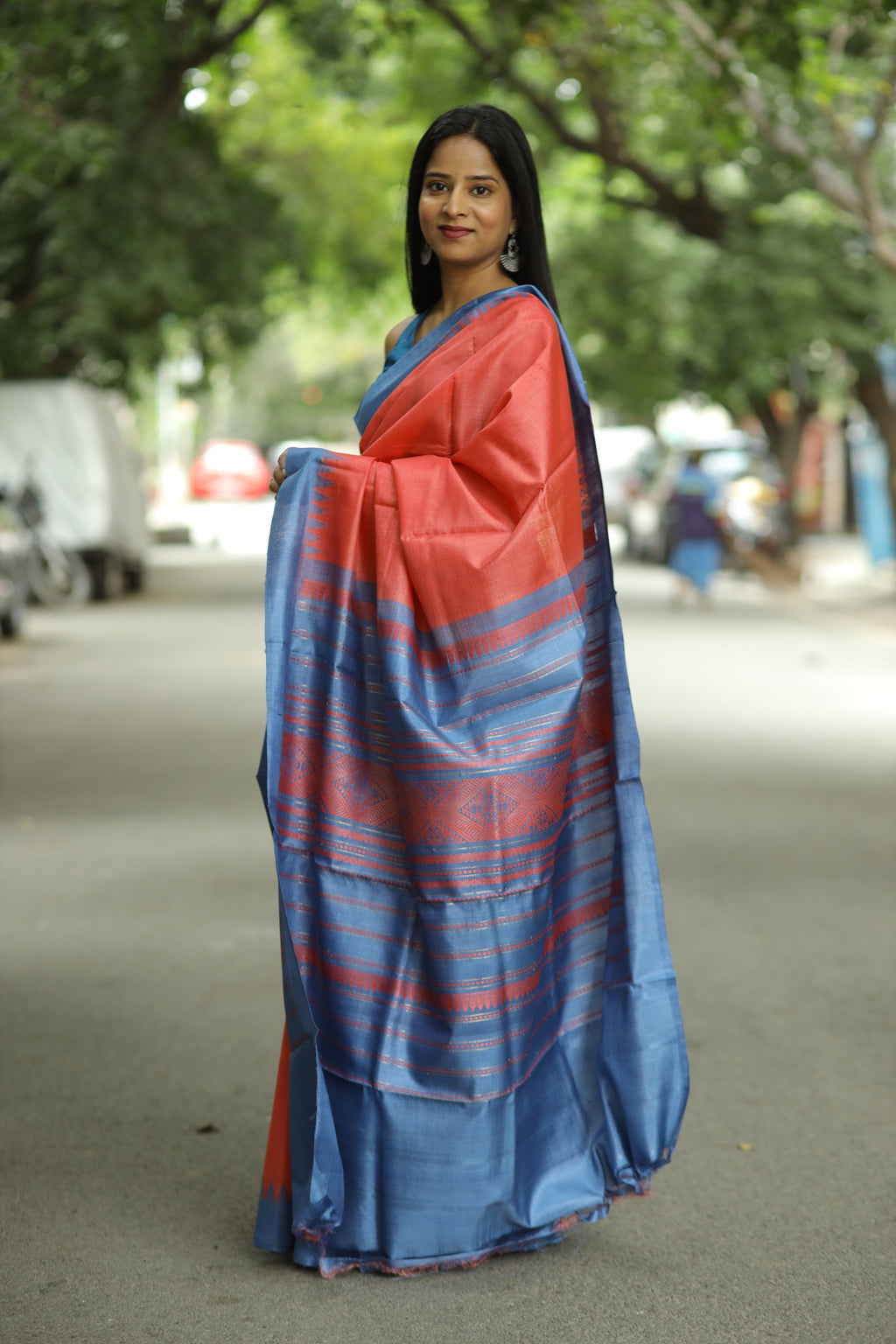 Raahi - Phoda Kumbha Tussar Silk Saree | Pasapali