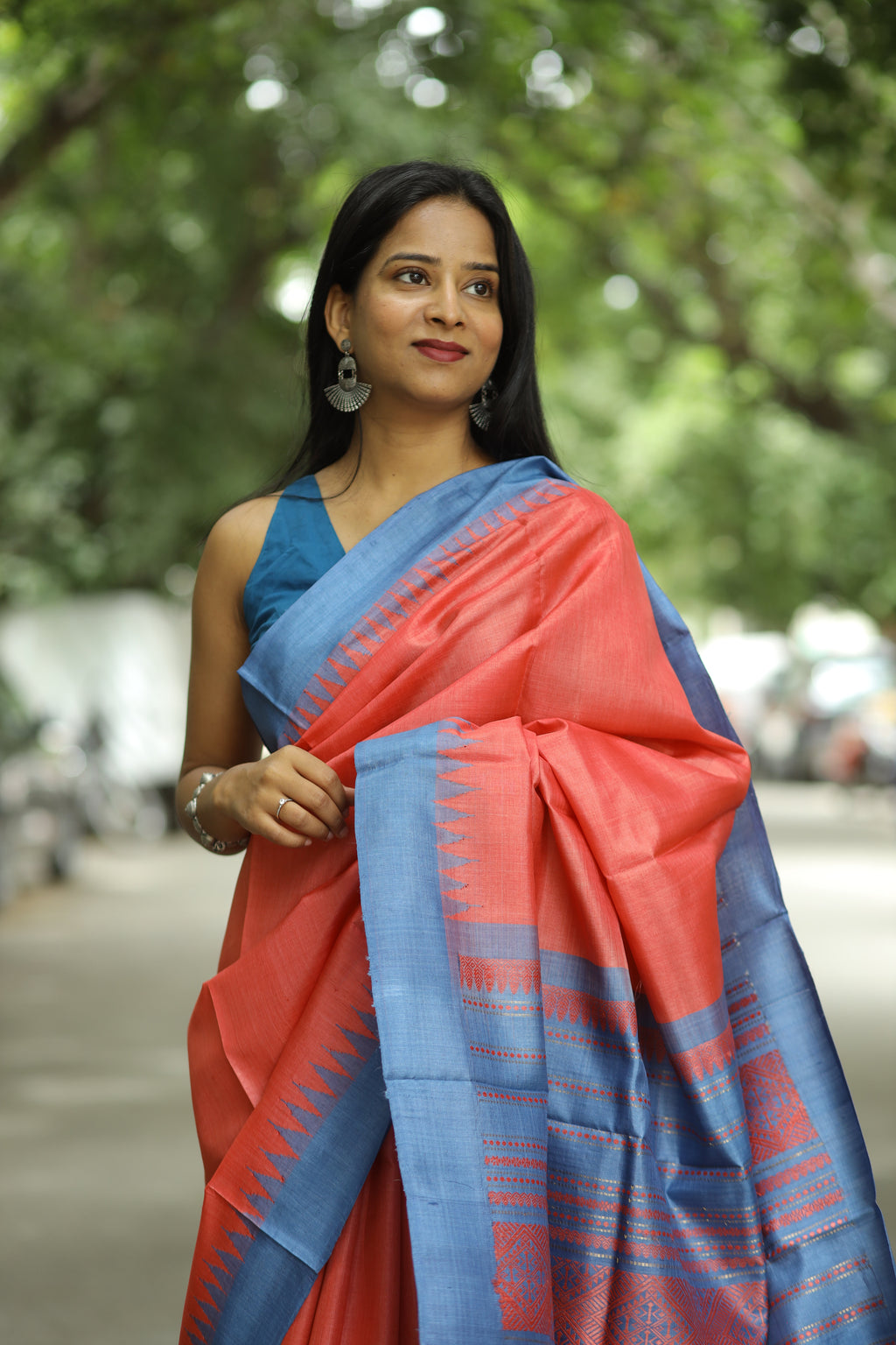 Raahi - Phoda Kumbha Tussar Silk Saree | Pasapali