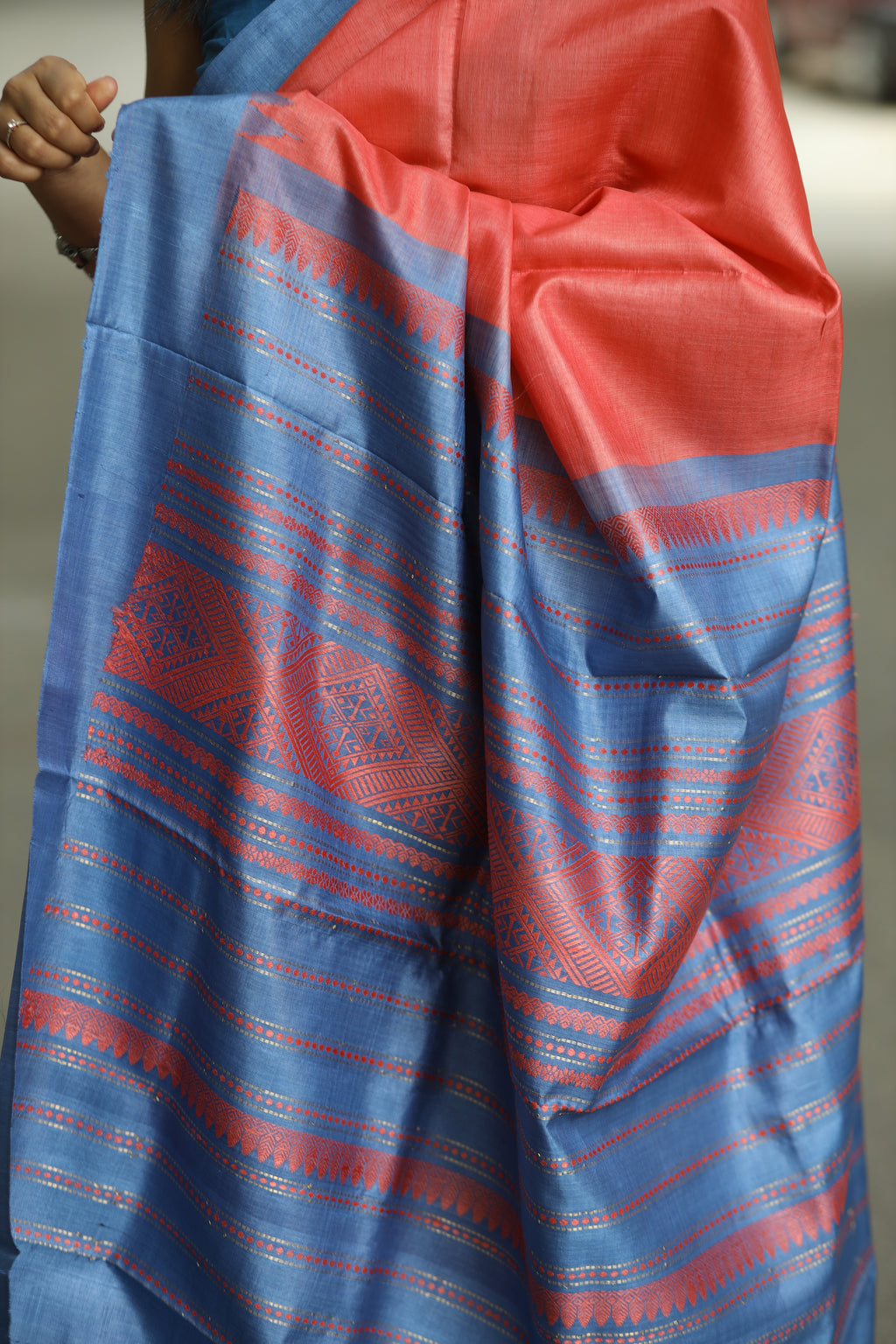 Raahi - Phoda Kumbha Tussar Silk Saree | Pasapali