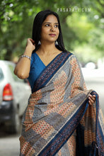 Load image into Gallery viewer, Tarangini - Cotton Sambalpuri Saree with Jhuti Motifs &amp; Ikat Border – Pasapali

