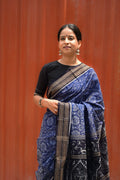 Meghmala - Mercerized Cotton Sambalpuri Saree with Phula Ikat Motif – Pasapali