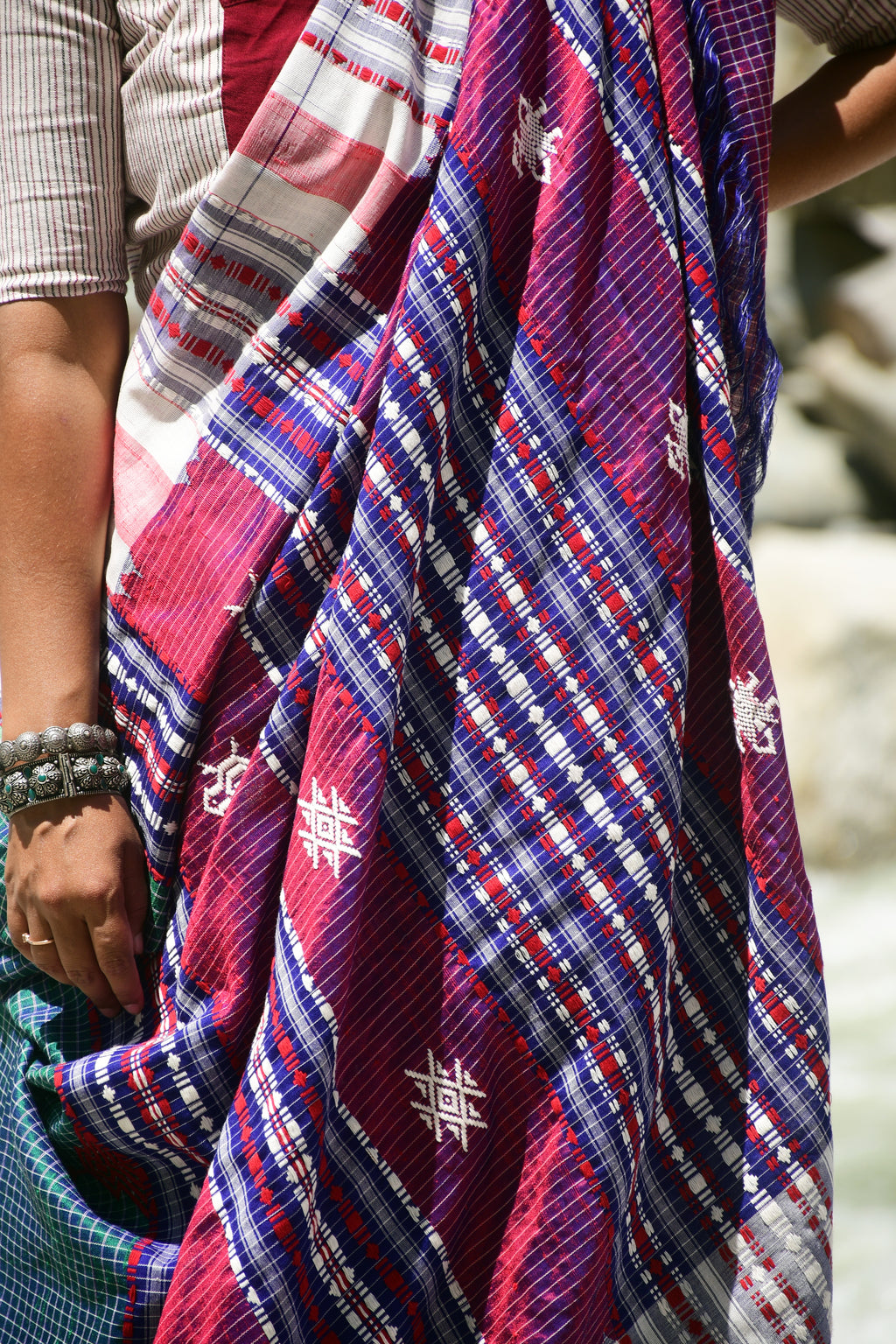 Vanyara — Green Kotpad Saree | Tussar Cotton Silk | Natural Dye | Pasapali