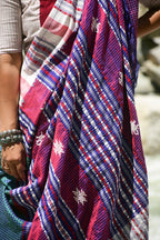 Vanyara — Green Kotpad Saree | Tussar Cotton Silk | Natural Dye | Pasapali