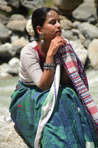 Vanyara — Green Kotpad Saree | Tussar Cotton Silk | Natural Dye | Pasapali