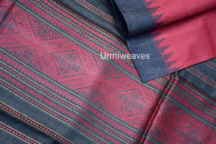  Phoda Kumbha Tussar Silk Saree