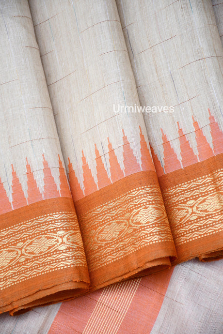Vidarbha Tussar Silk Saree