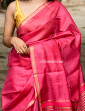 Load image into Gallery viewer, Rukmini-II - Fine Tussar Silk Saree - Pasapali
