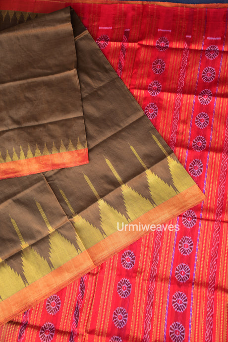 Sunhari : Phoda Kumbha Mulberry Silk Saree |