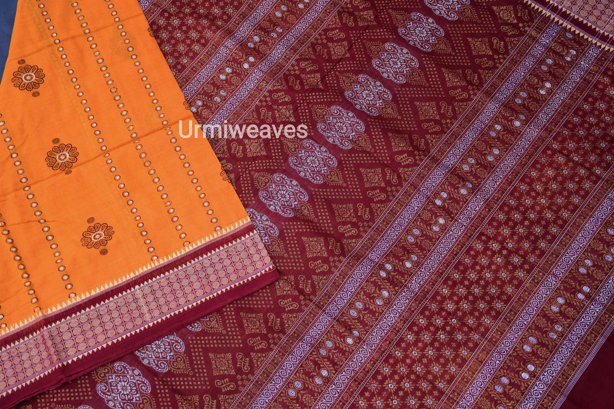 Rudrani : Bomkai Cotton Saree | - Pasapali