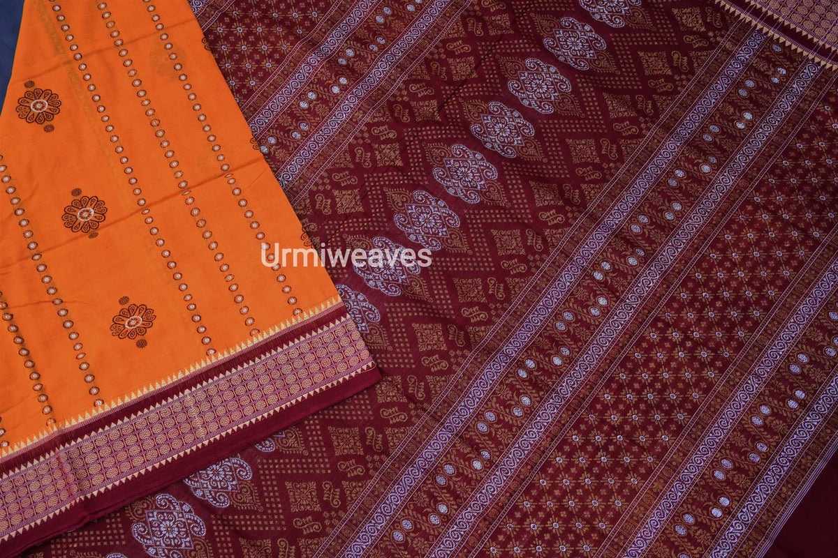 Rudrani : Bomkai Cotton Saree | - Pasapali