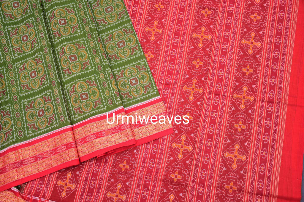 Aarti II- Urmiweaves  Sambalpuri Cotton Saree - Pasapali