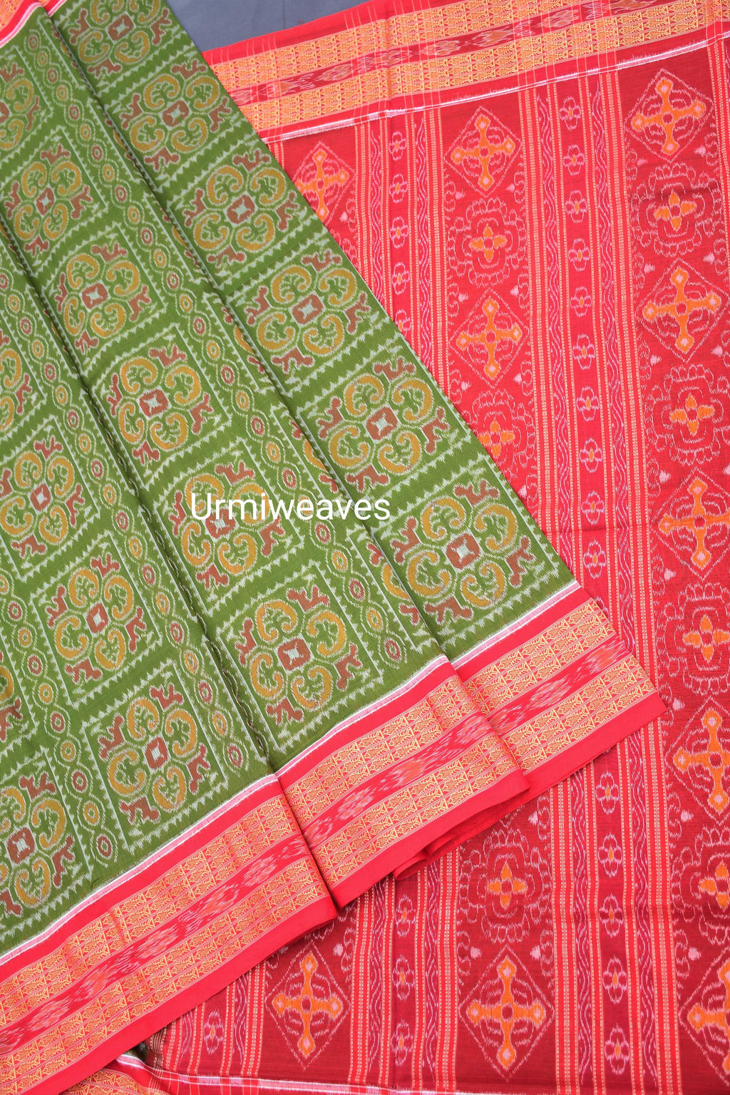 Aarti II- Urmiweaves  Sambalpuri Cotton Saree - Pasapali