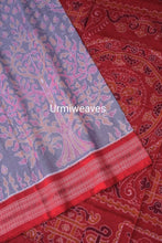 Load image into Gallery viewer, Suprabha - Exclusive Grey Sambalpuri Cotton Saree
