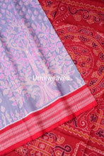 Load image into Gallery viewer, Suprabha - Exclusive Grey Sambalpuri Cotton Saree - Pasapali
