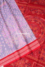 Load image into Gallery viewer, Suprabha - Exclusive Grey Sambalpuri Cotton Saree - Pasapali
