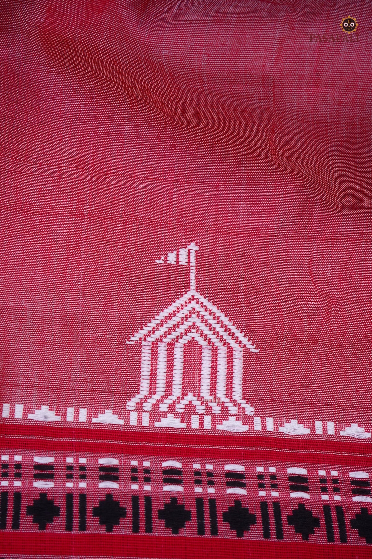 Dharani Kotpad natural dye saree surface texture — handspun Tussar Cotton Silk slub, Mirgan tribal craft Odisha