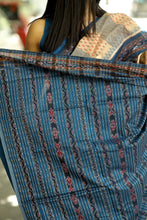 Load image into Gallery viewer, Tarangini - Cotton Sambalpuri Saree with Jhuti Motifs &amp; Ikat Border – Pasapali
